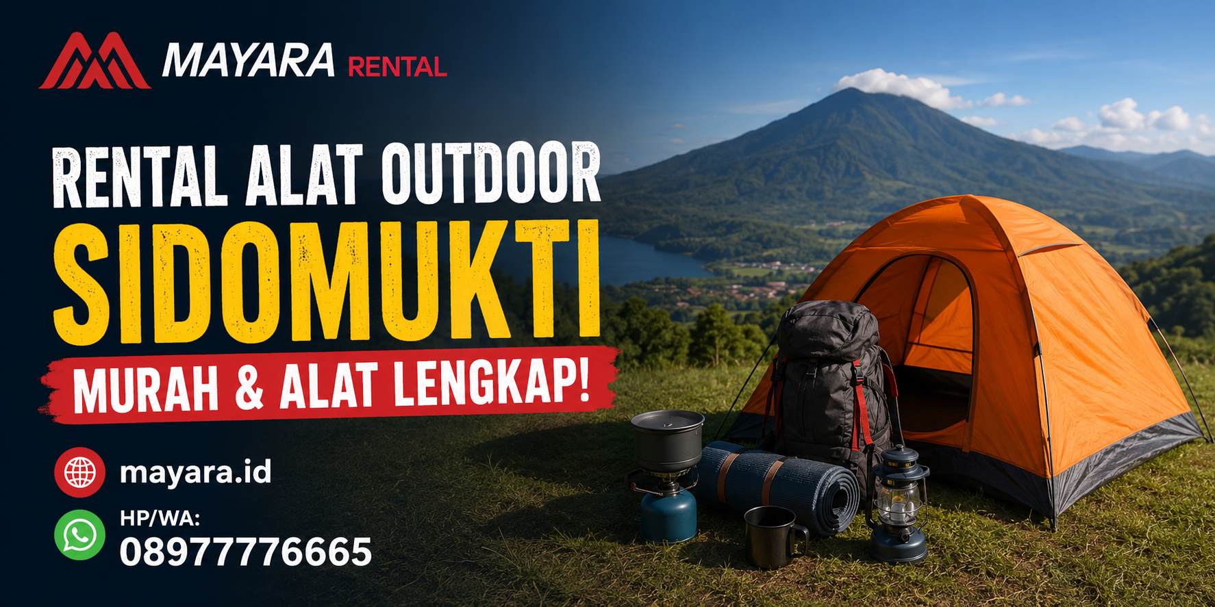 Ini 5 Tempat Rekomended untuk Rental Alat Outdoor Sidomukti